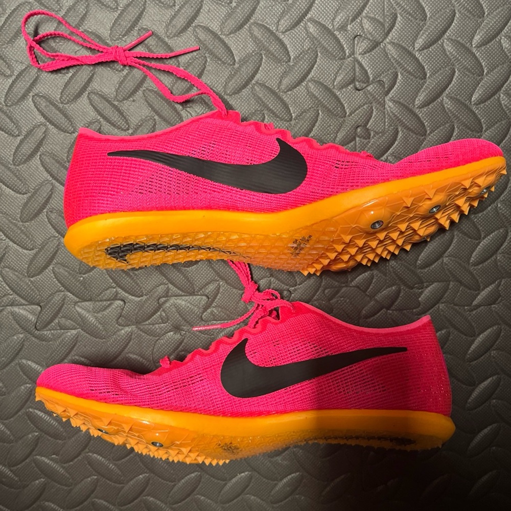 Nike Zoom Mamba 6 Pink Distance Spike Track Shoes Sz 9.5  DR2733- 600 New Sprint - Picture 2 of 12